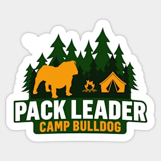 Camp Bulldog Pack Leader Sticker